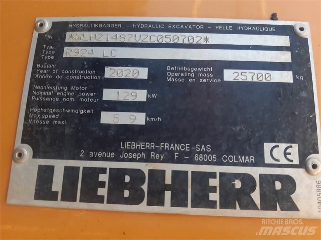 Liebherr R924 Lánctalpas kotrók
