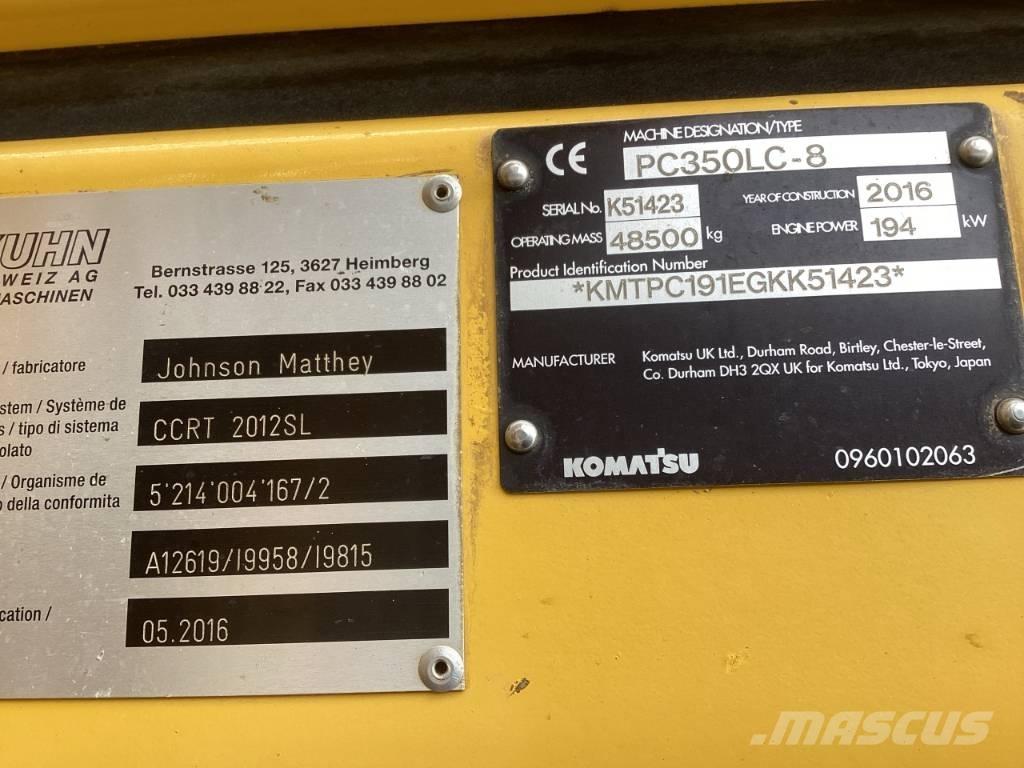 Komatsu PC 350 LC-8 Bontásra használt kotrók