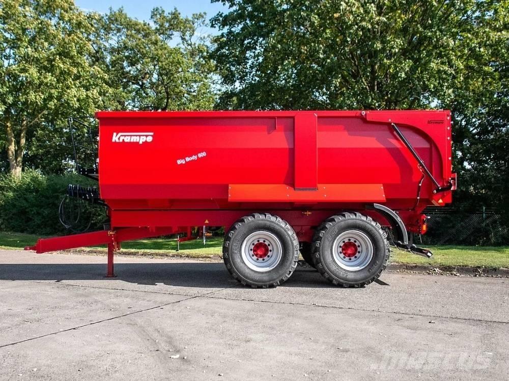 Krampe Big Body 600 Billenő Mezőgazdasági pótkocsik