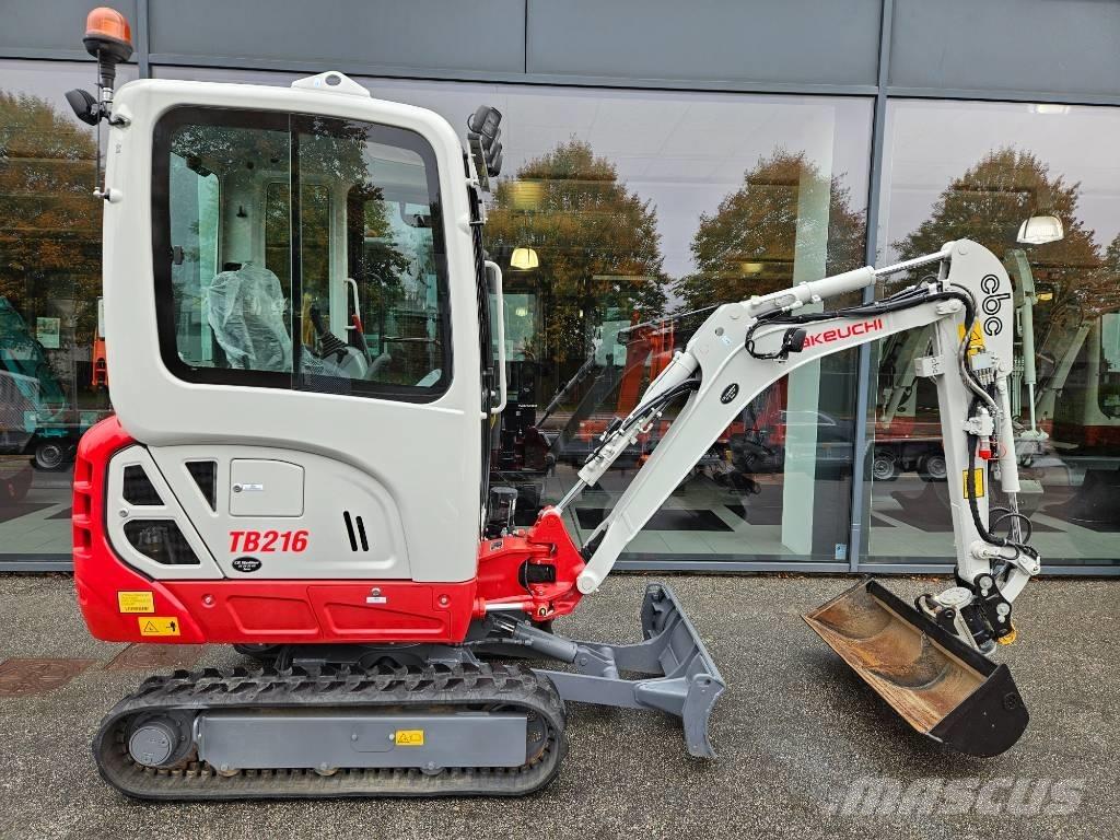 Takeuchi TB 216 Mini kotrók < 7t