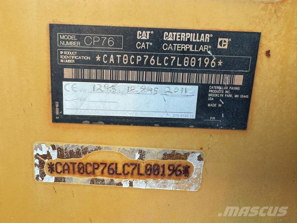 CAT CP76 (19t) Egydobos hengerek