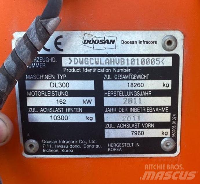 Doosan DL 300 Gumikerekes homlokrakodók