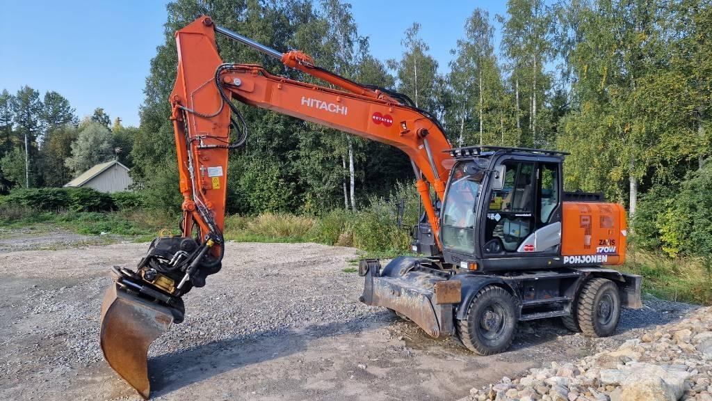 Hitachi ZX 170 W-6 Gumikerekes kotrók