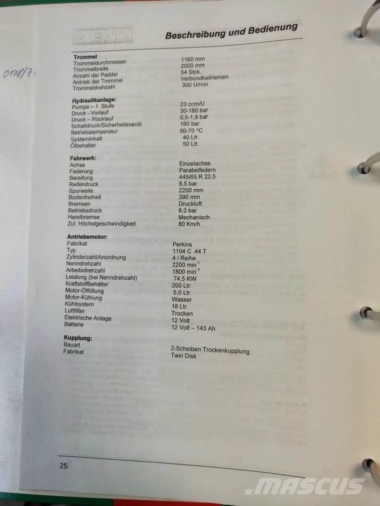 JENZ MU 2000D Irat megsemmisítők