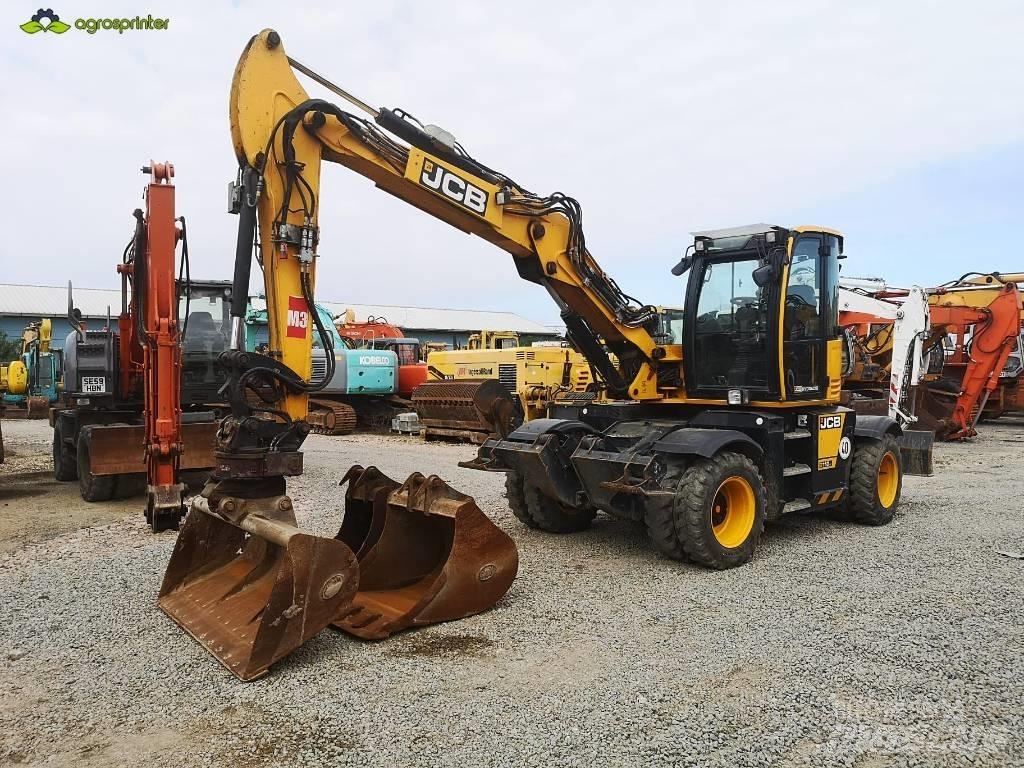 JCB Hydradig 110W Gumikerekes kotrók