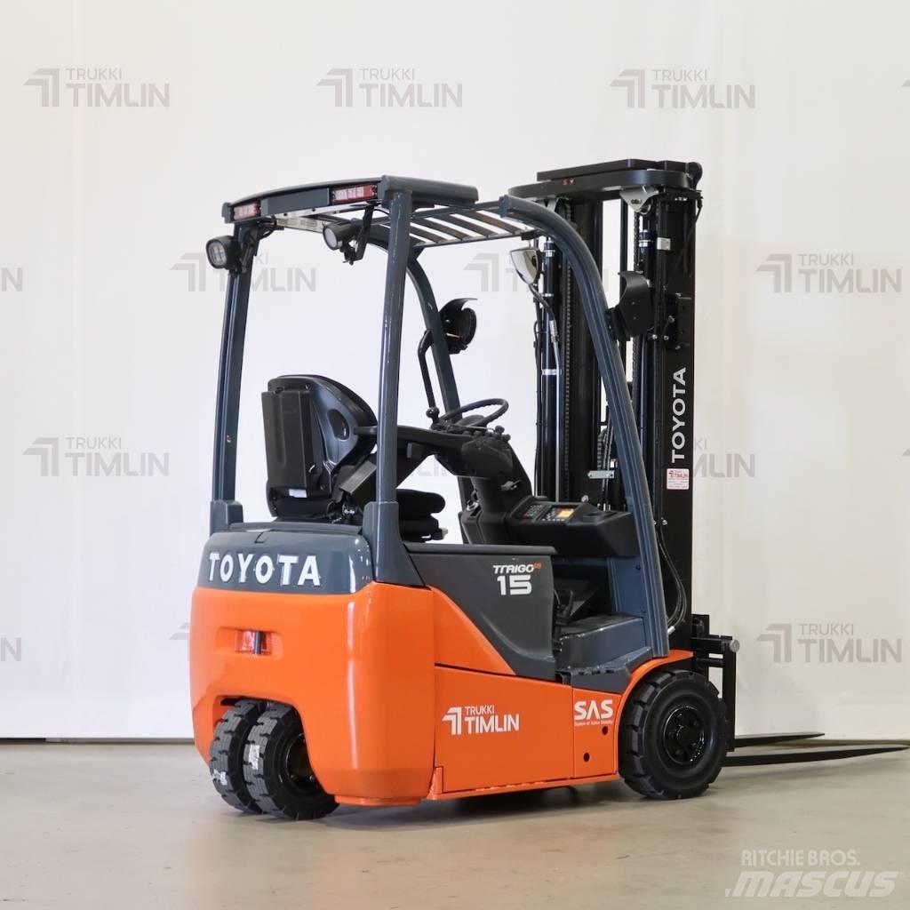 Toyota 8FBE15T Elektromos targoncák
