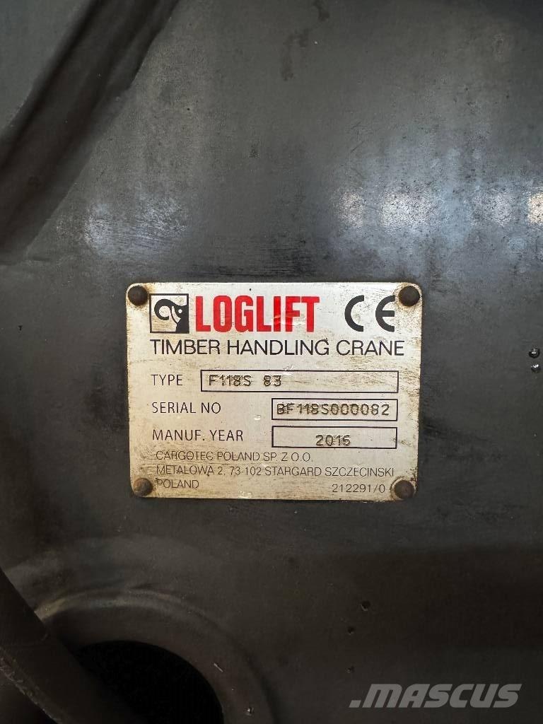 Loglift 118 S T Erdészeti daruk