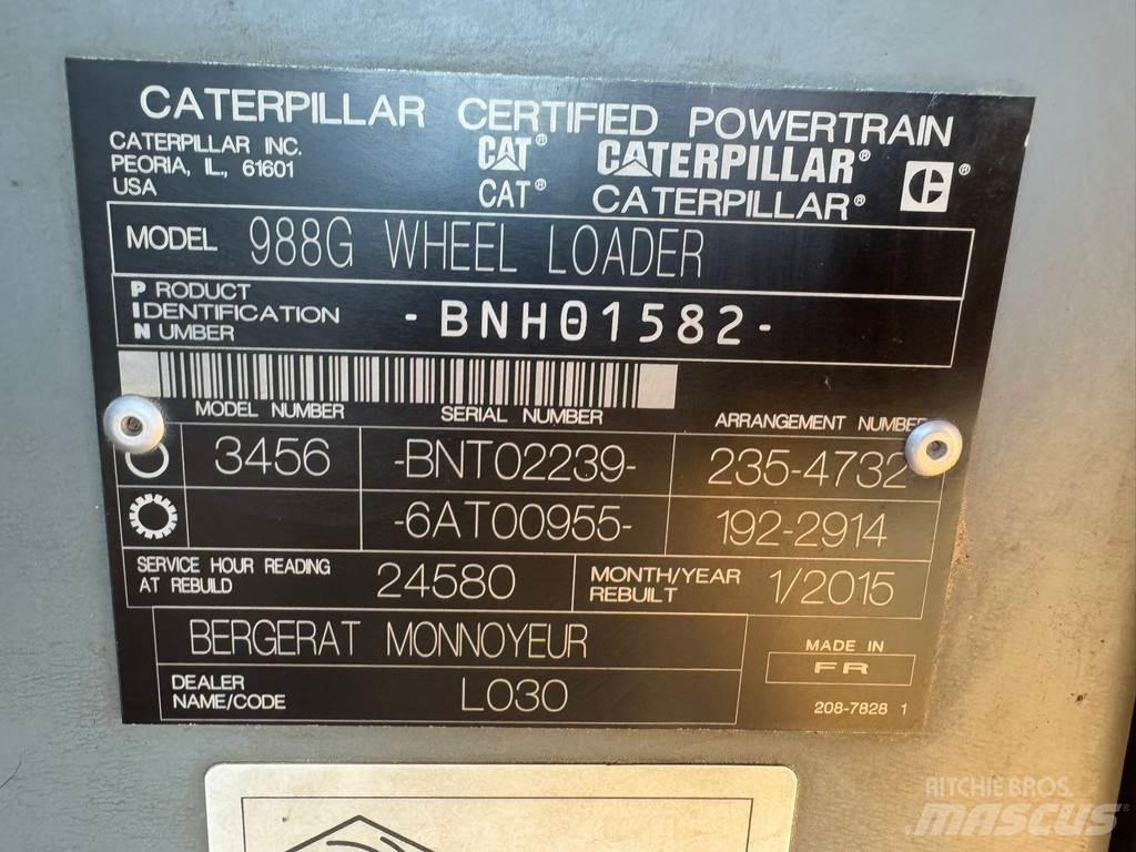 CAT 988G Gumikerekes homlokrakodók