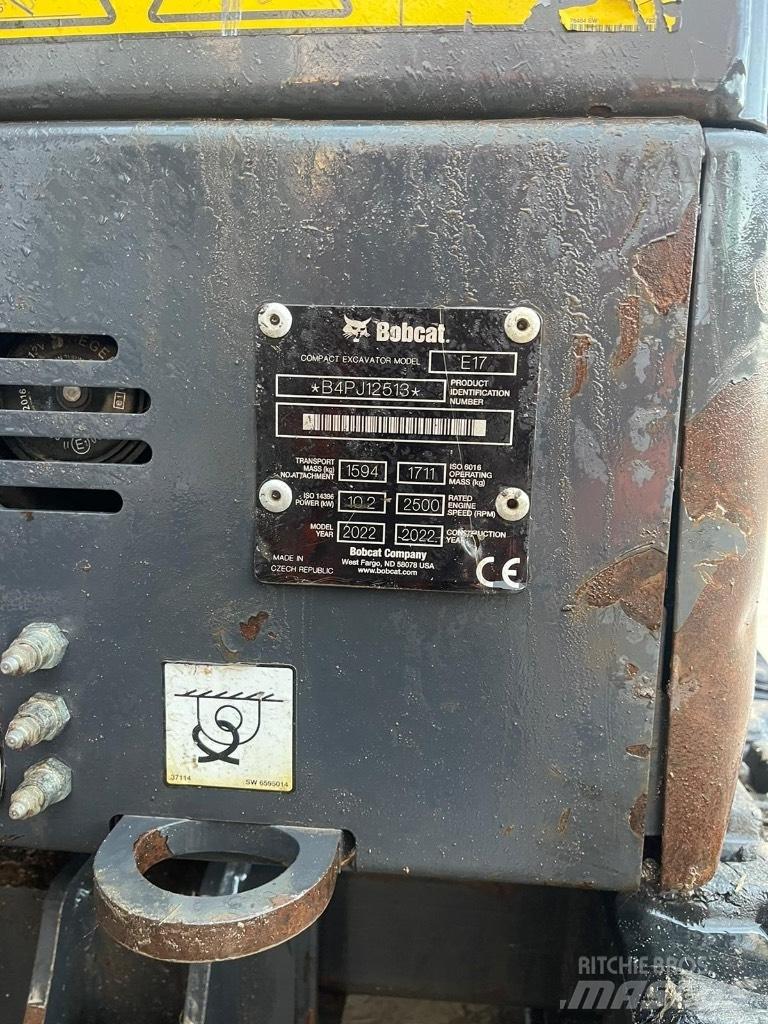 Bobcat E 17 Mini kotrók < 7t