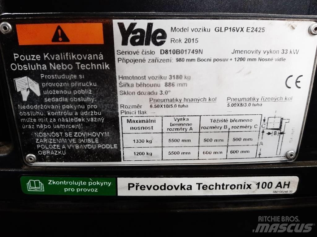Yale GLP16VX Gázüzemű targoncák