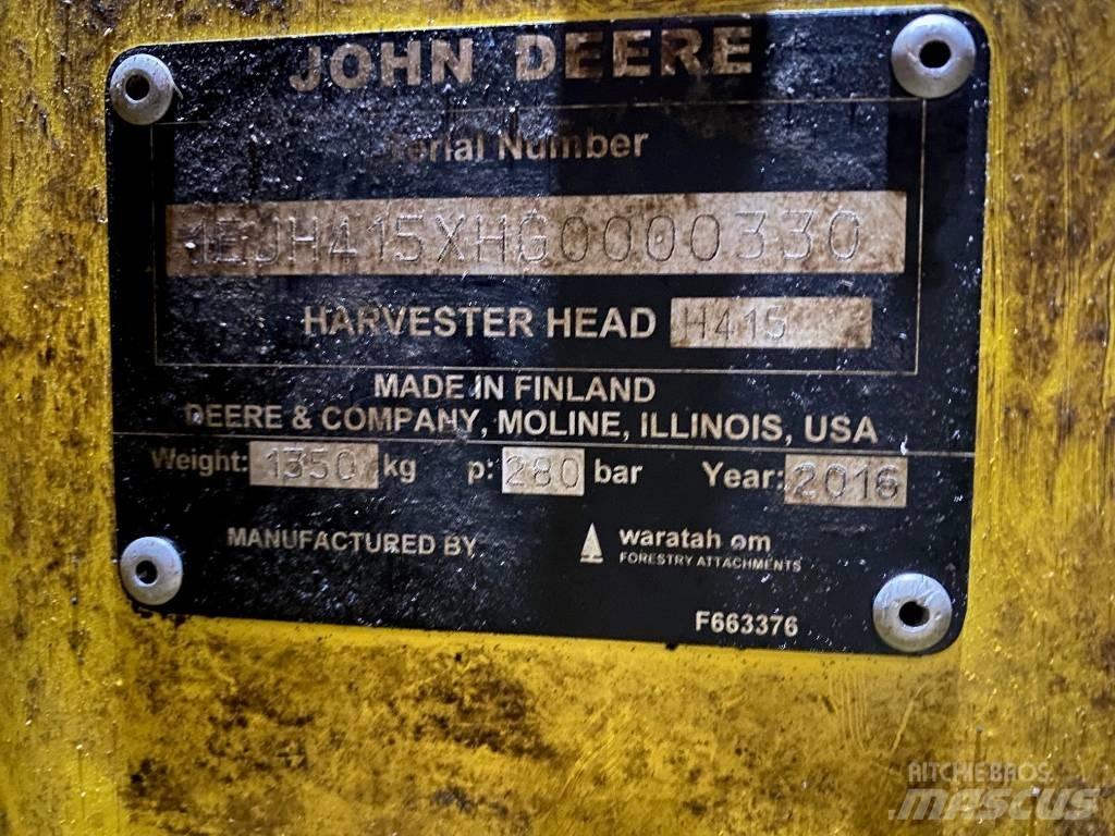 John Deere H 415 Betakarító fejek