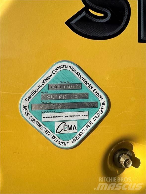 Yanmar SV100 Lánctalpas kotrók