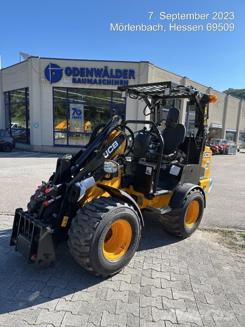 JCB 403E Elektro Gumikerekes homlokrakodók
