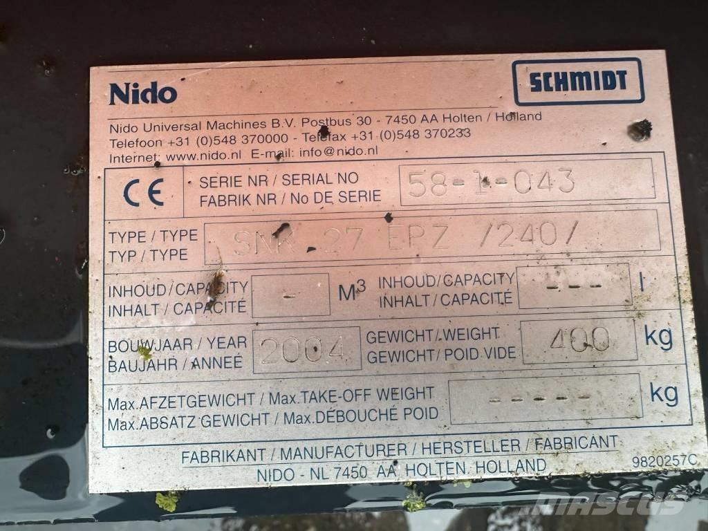 Nido SNK27 EPZ 240 Hóeltakarítók
