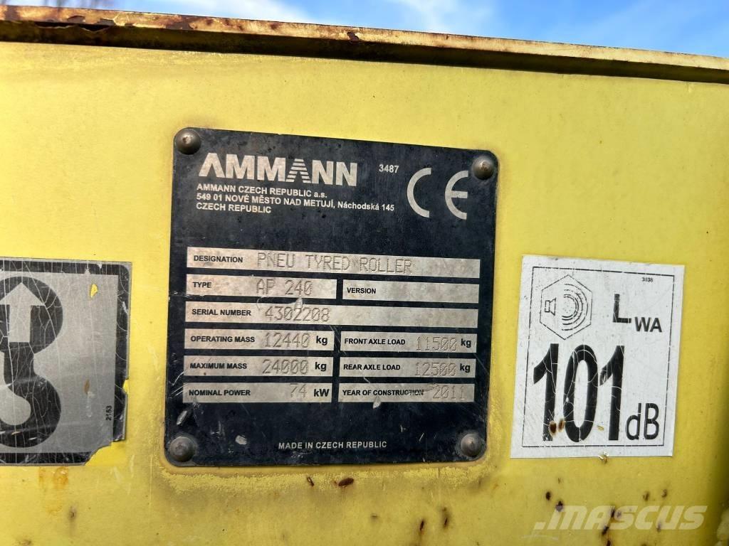 Ammann AP 240 Pneumatikus kerekes hengerek