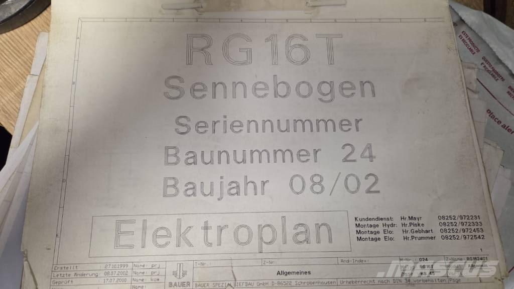 Bauer RTG 16T Vibrátoros cölöpverő