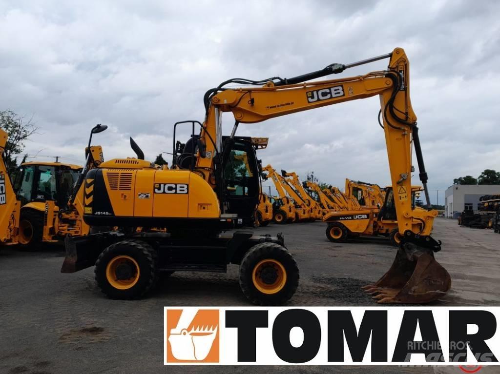 JCB JS 145 W Gumikerekes kotrók