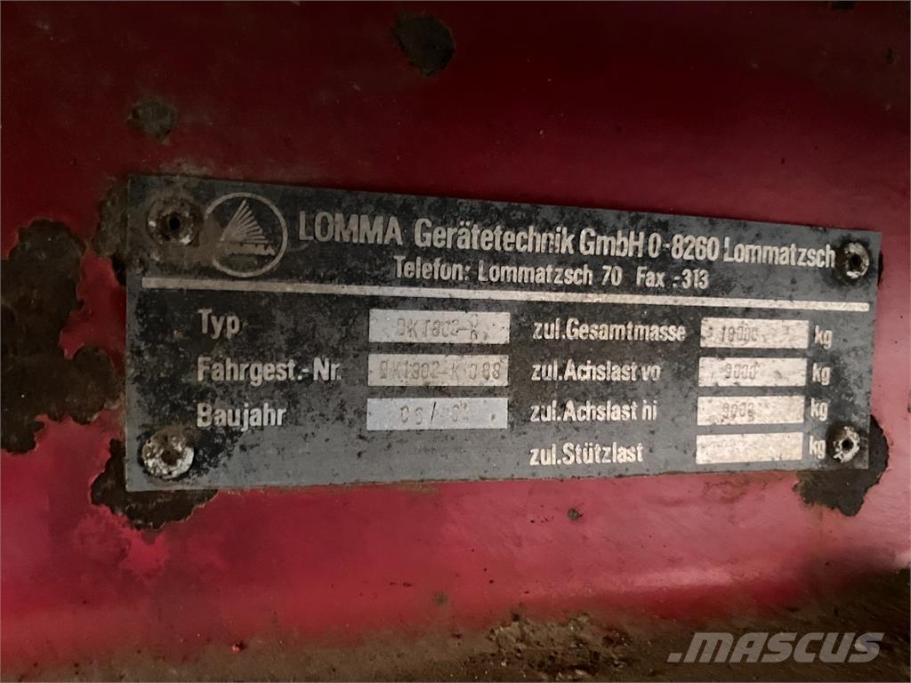 Lomma DK 1802-K Egyéb mezőgazdasági pótkocsik