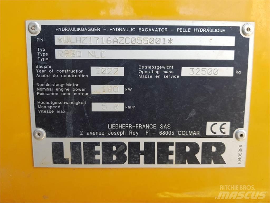 Liebherr R930 Lánctalpas kotrók