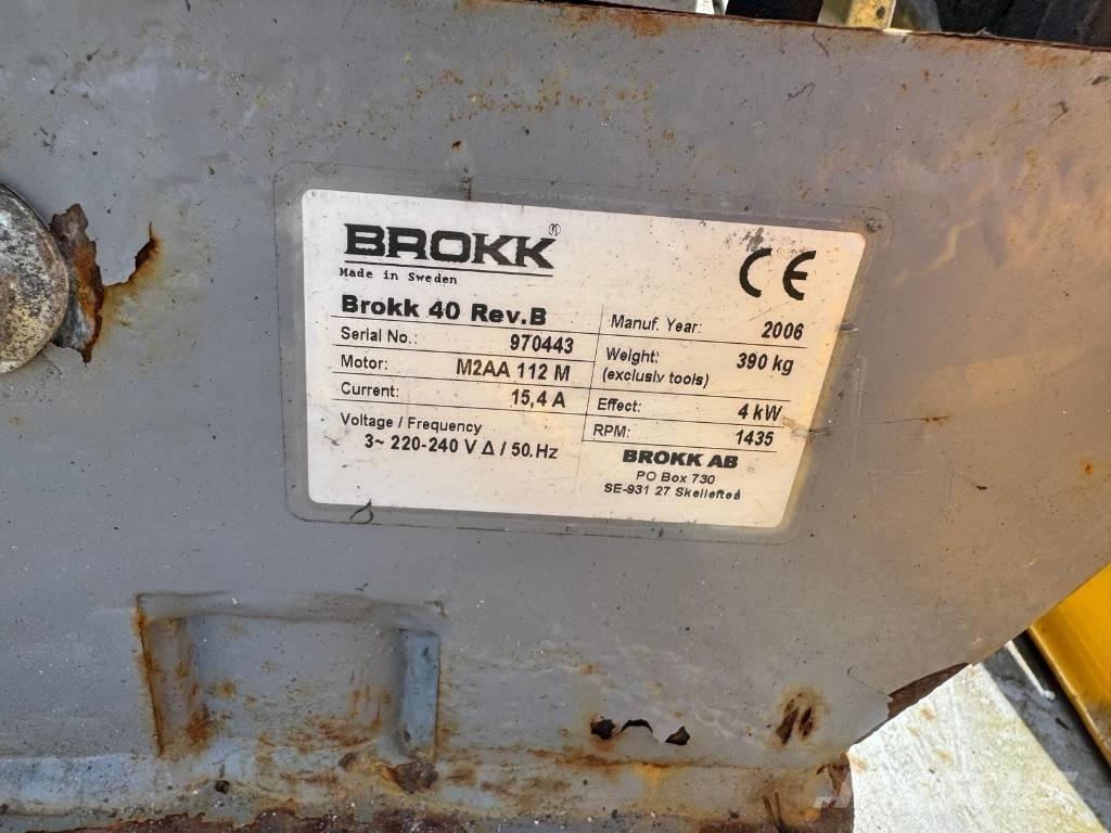 Brokk 40 Bontásra használt kotrók