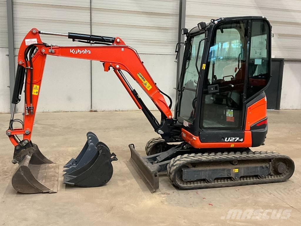 Kubota U 27-4 HI Mini kotrók < 7t