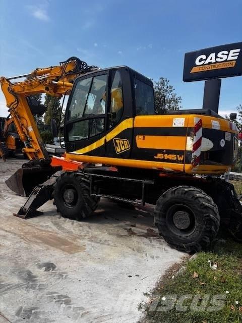 JCB JS 145 W Gumikerekes kotrók