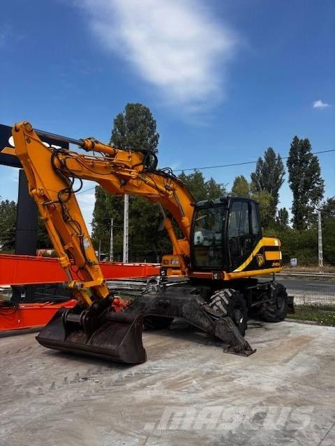 JCB JS 145 W Gumikerekes kotrók