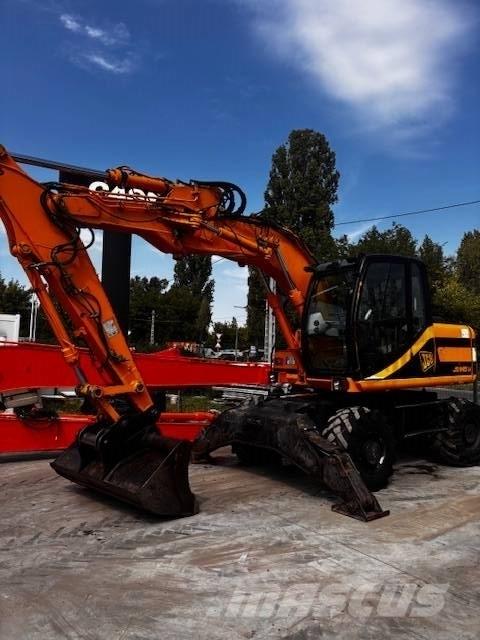 JCB JS 145 W Gumikerekes kotrók