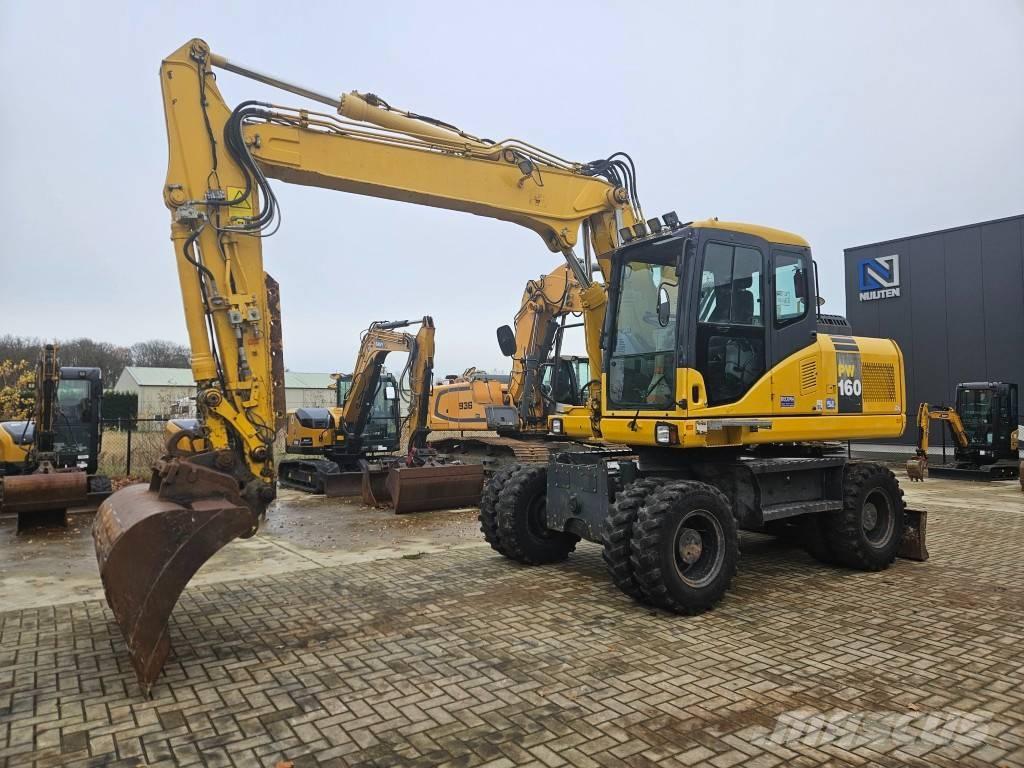 Komatsu PW 160-7E0 Gumikerekes kotrók