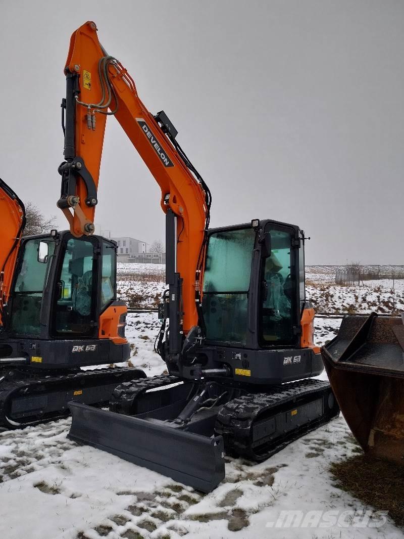 Develon DX63-7 Mini kotrók < 7t
