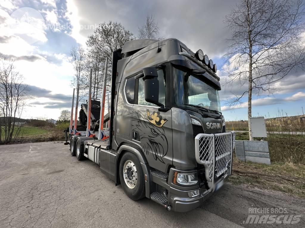 Scania R 730 Rönkszállító teherautók