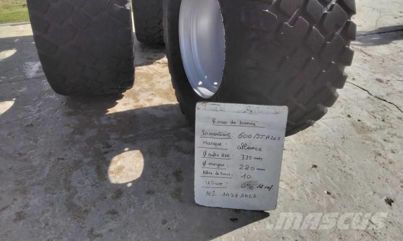 Alliance 600/55R26.5 Gumiabroncsok, kerekek és felnik