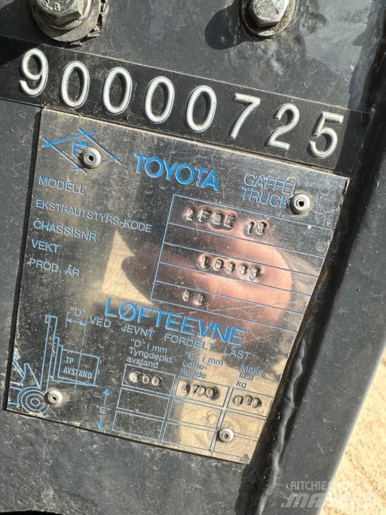 Toyota FB13 Elektromos targoncák
