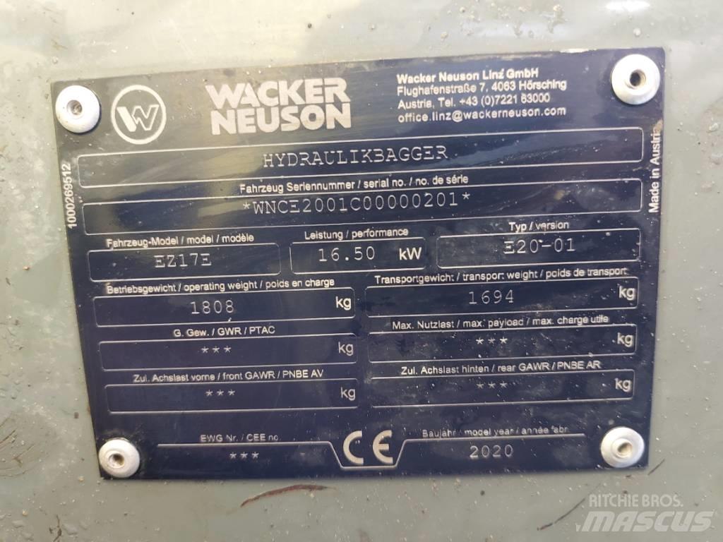 Wacker Neuson EZ17e Lánctalpas kotrók