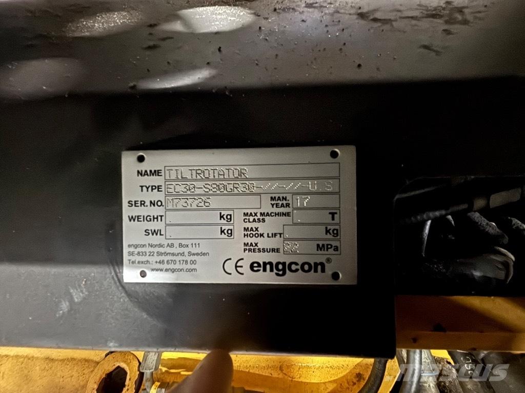 Engcon Ec30 s80gr30 Lánctalpas kotrók