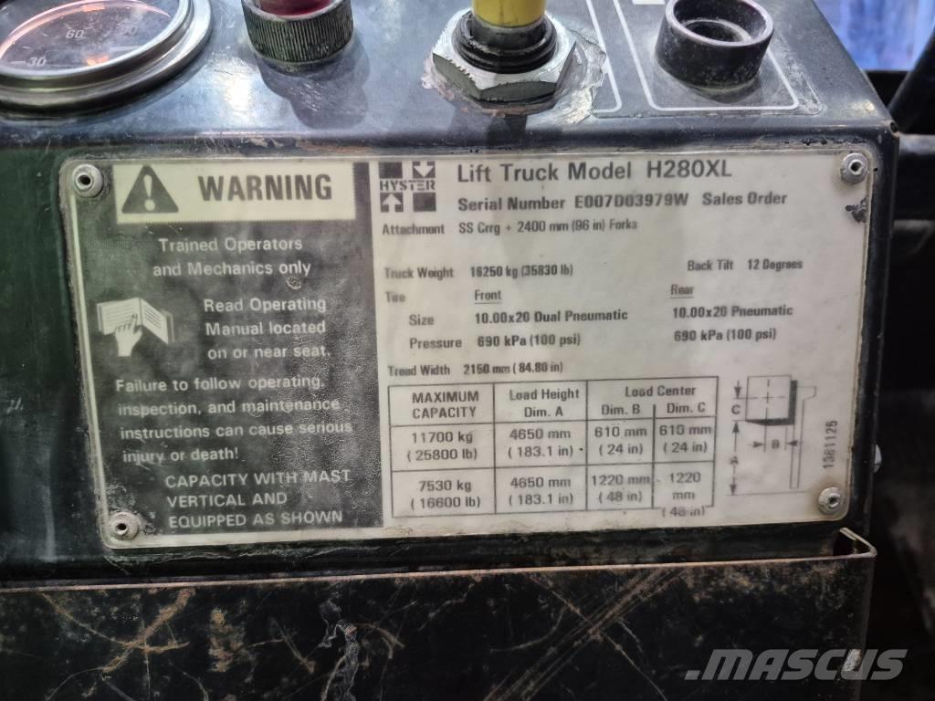 Hyster H 280 XL Targoncák-Egyéb