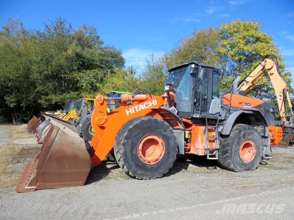 Hitachi ZW 310-6 Gumikerekes homlokrakodók