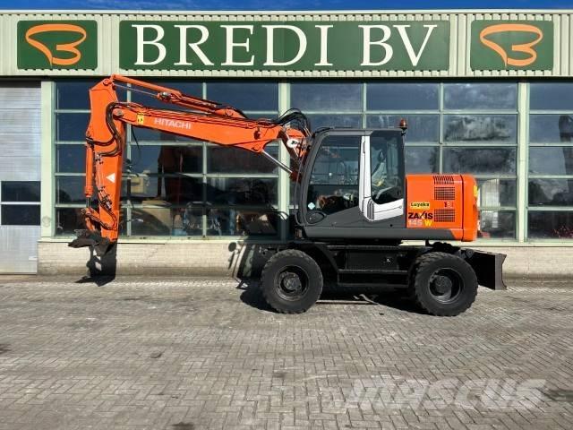 Hitachi ZX 145 W-3 Gumikerekes kotrók
