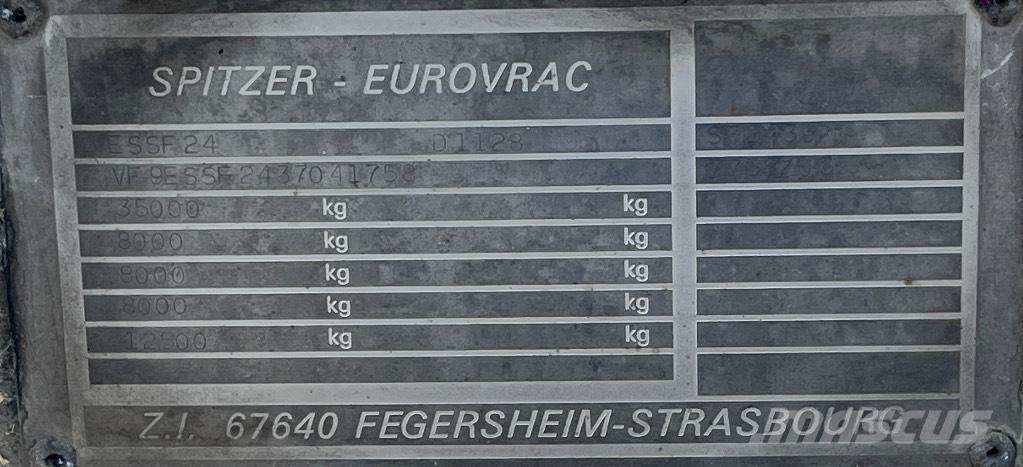 Spitzer SF2439PI Tartályos félpótkocsik