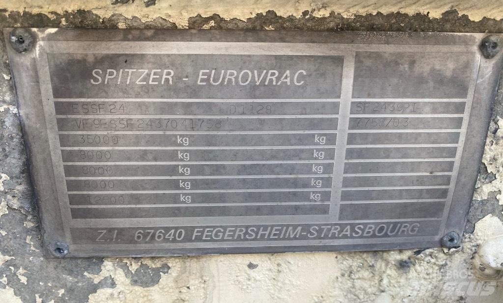 Spitzer SF2439PI Tartályos félpótkocsik