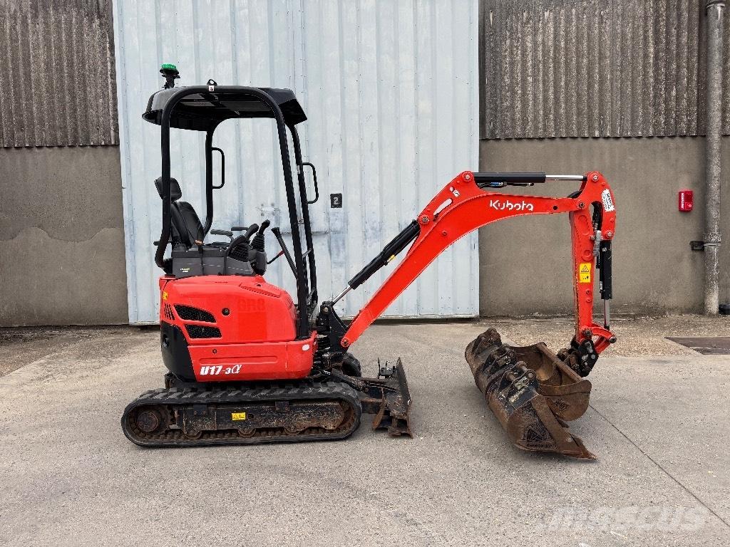 Kubota U 17 Mini kotrók < 7t