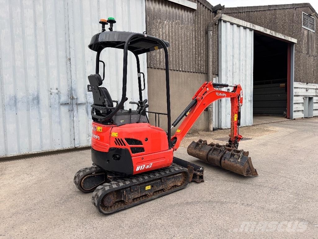 Kubota U 17 Mini kotrók < 7t