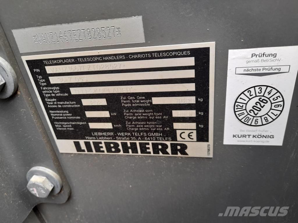Liebherr T 36-7 S Teleszkópos rakodók