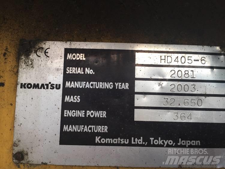 Komatsu HD405-6 Nehézdömper