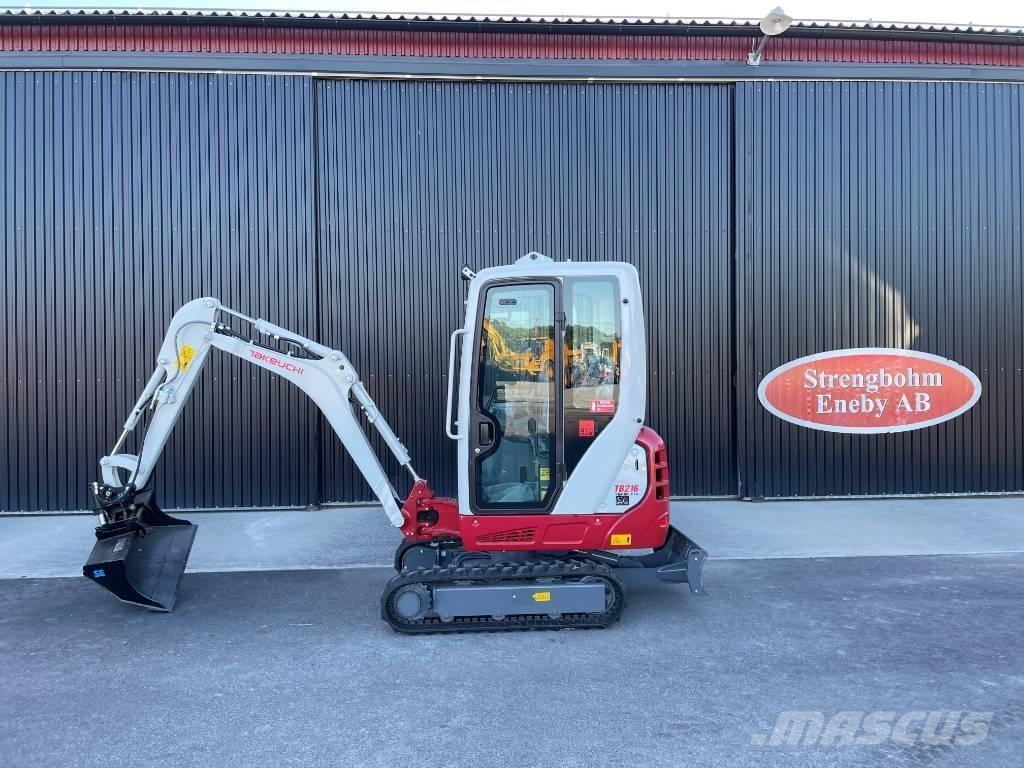 Takeuchi TB 216 Mini kotrók < 7t