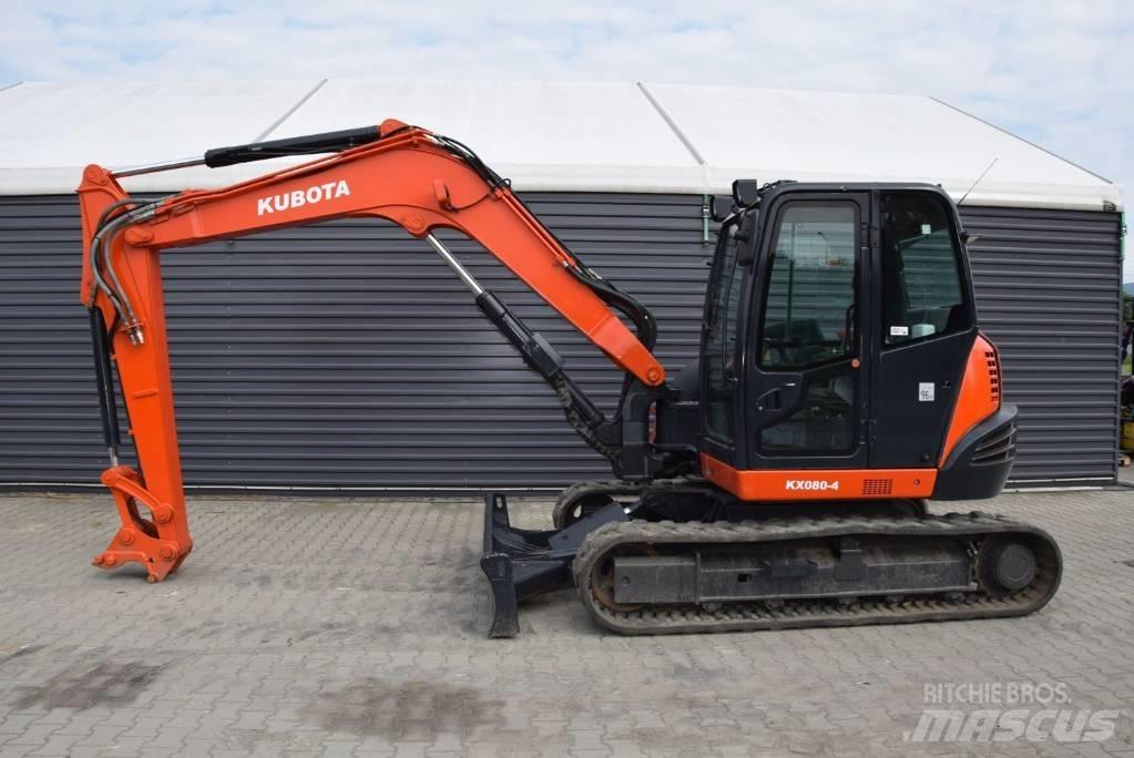 Kubota KX 080-4 Közepes (midi) kotrók 7 t - 12 t