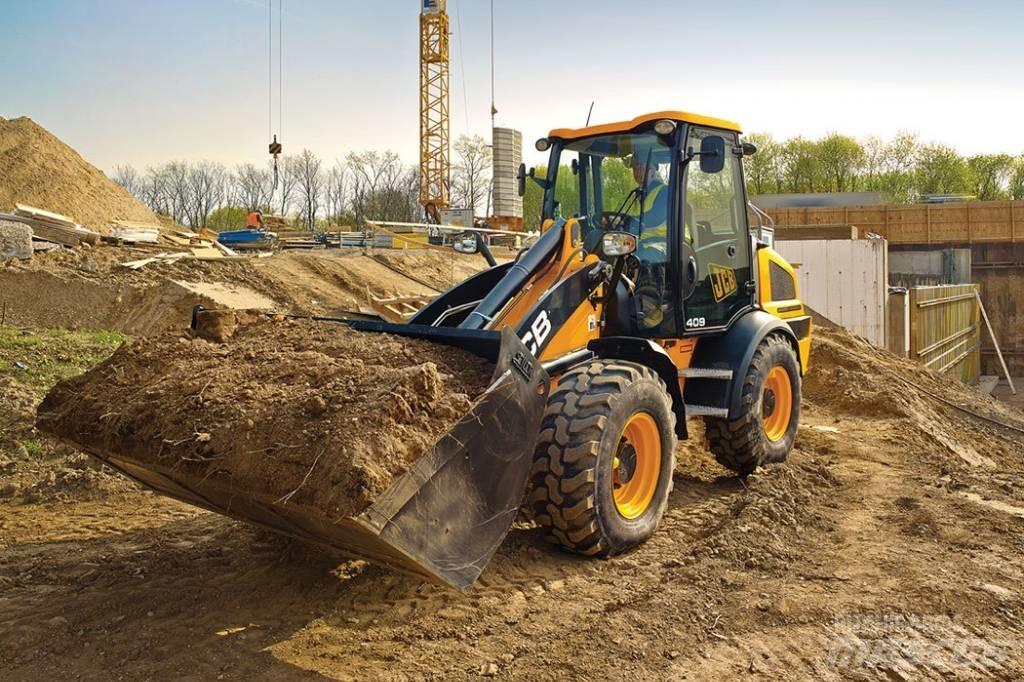 JCB 409 Gumikerekes homlokrakodók