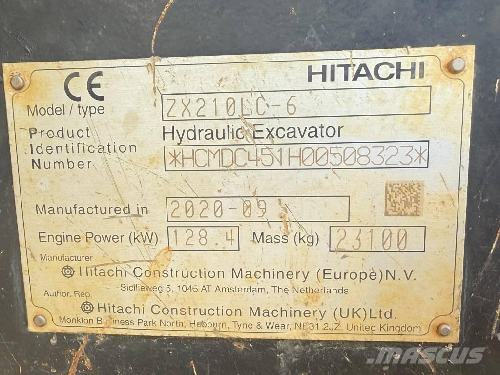 Hitachi ZX 210 LC-6 Lánctalpas kotrók