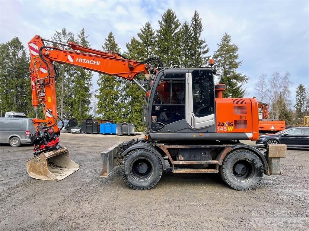 Hitachi ZX 145W-3 Gumikerekes kotrók
