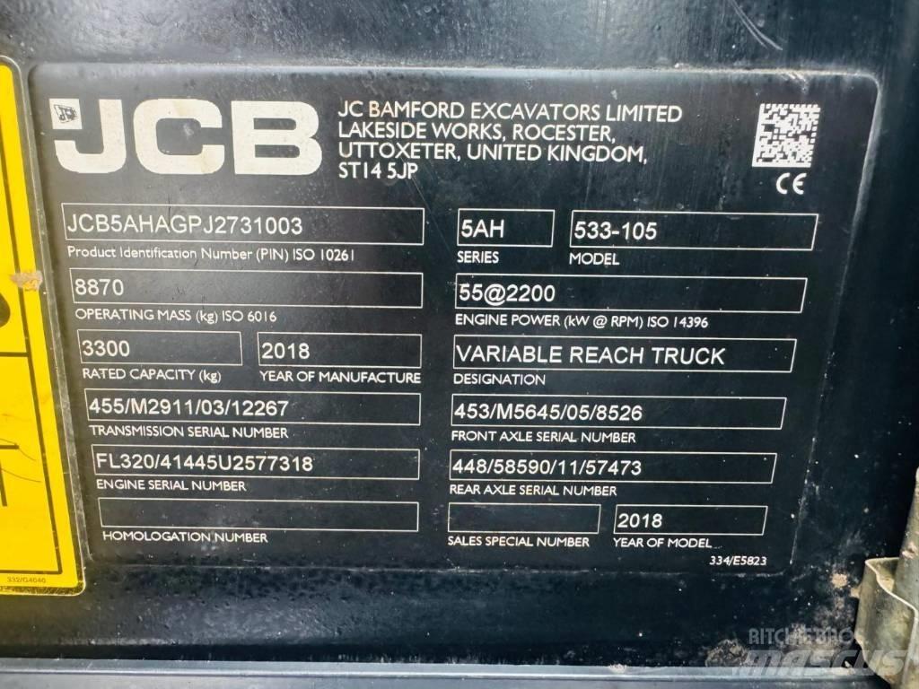 JCB 533-105 Teleszkópos rakodók
